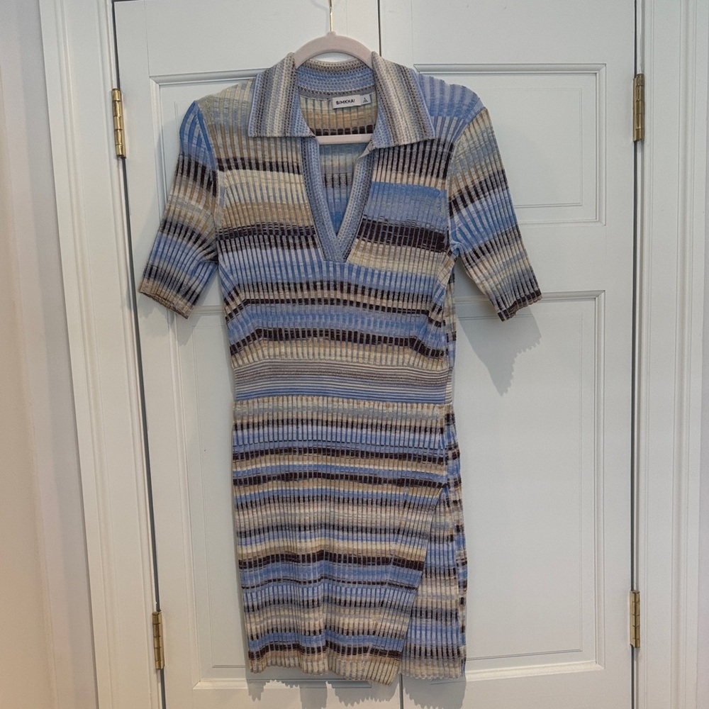 Simkhai solana polo sweaterdress